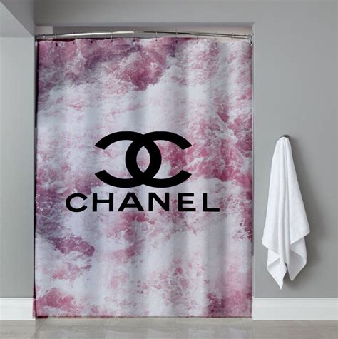 cheap chanel shower curtain